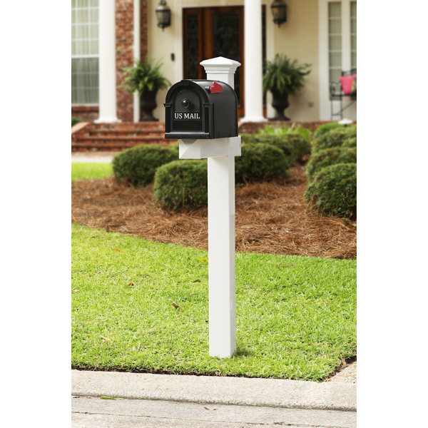 Postal Pro Mailboxes Hampton Post Mounted Mailbox & Reviews Wayfair